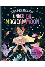 DOODLE-SCRATCH BOOK-UNDER THE MAGICAL MOON