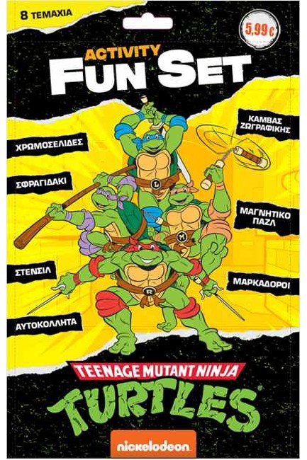 TEENAGE MUTANT NINJA TURTLES ACTIVITY FUN SET