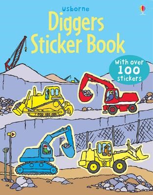 DIGGERS-STICKER BOOKS PB