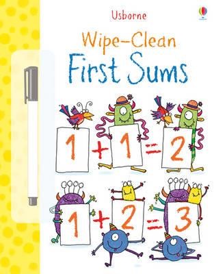 WIPE CLEAN BOOKS FIRST SUMS