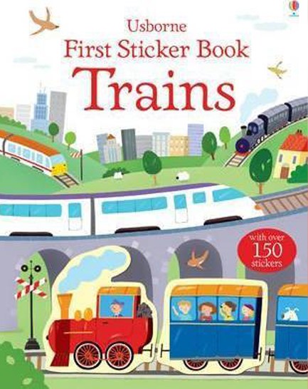 FIRST STICKER BOOKS-TRAINS PB