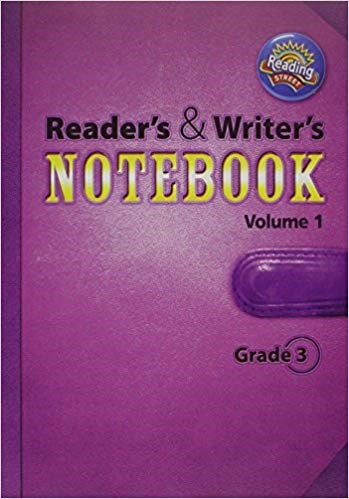 READING STREET 2011 GRADE 3 READER'S AND WRITER'S NOTEBOOK 1