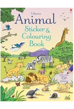 ANIMAL STICKER AND COLOURING BOOK