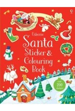 SANTA STICKER AND COLOURING BOOK