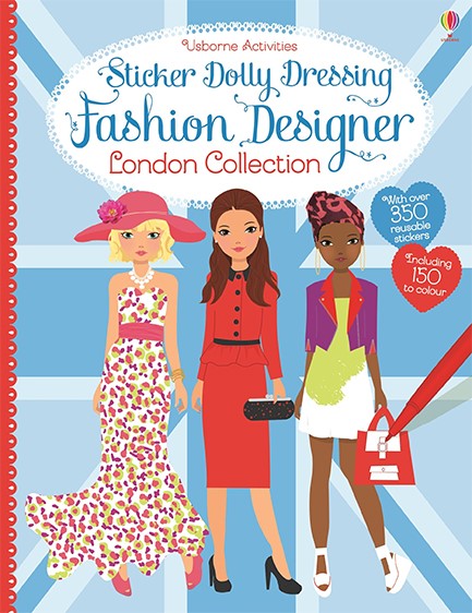 FASHION DESIGNER LONDON COLLECTION--STICKER DOLLY DRESSING PB