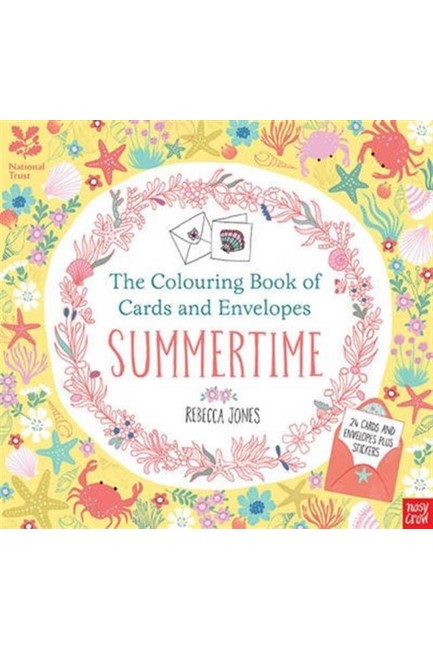 THE COLOURING BOOK OF CARDS AND ENVELOPES-SUMMERTIME PB