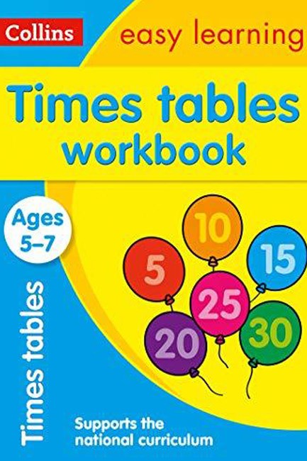COLLINS EASY LEARNING TIMES TABLES WORKBOOK AGE 5-7