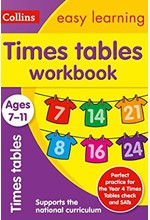 COLLINS EASY LEARNING TIMES TABLES WORKBOOK AGE 7-11