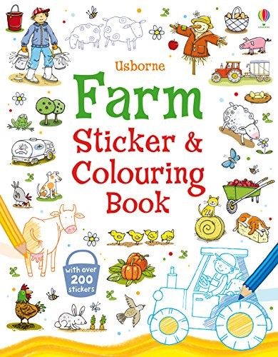 FARM STICKER AND COLOURING BOOK PB