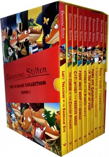 GERONIMO STILTON SERIES 1 COLLECTION 10 BOOKS SET PACK