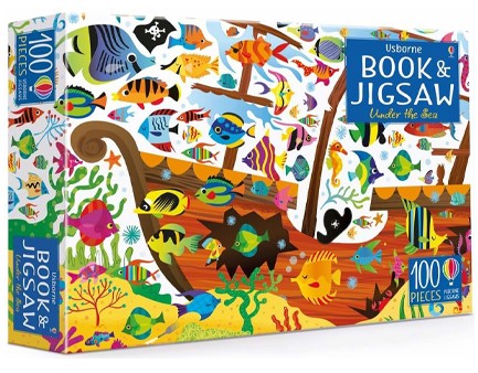 UNDER THE SEA JIGSAW WITH PICTURE BOOK