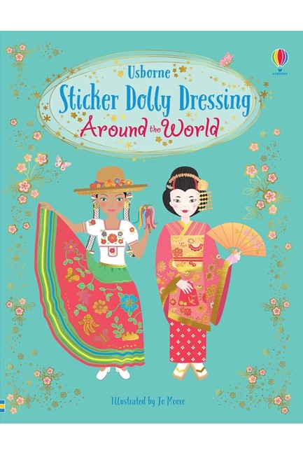 AROUND THE WORLD-STICKER DOLLY DRESSING PB