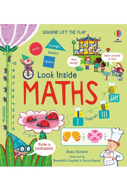 USBORNE LIFT THE FLAP-LOOK INSIDE MATHS