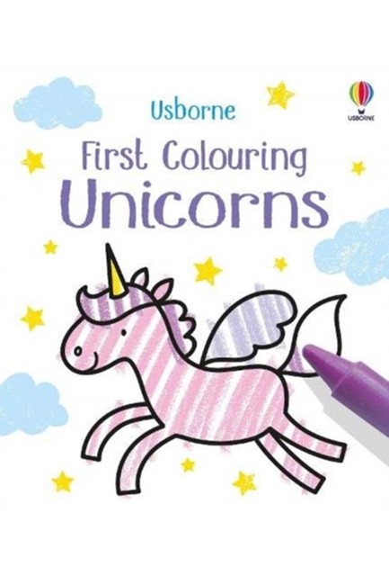 FIRST COLOURING UNICORNS