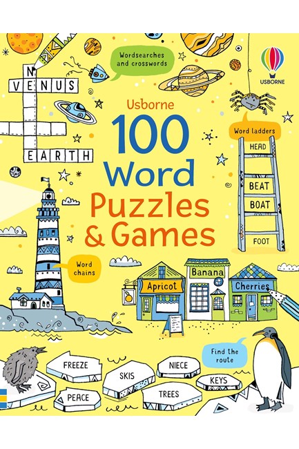 100 WORD PUZZLES AND GAMES