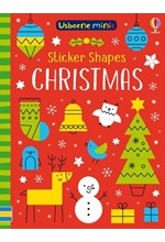 USBORNE MINIS-STICKER SHAPES CHRISTMAS