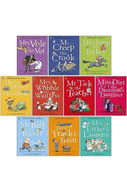 HAPPY FAMILIES COLLECTION 10 BOOKS SET