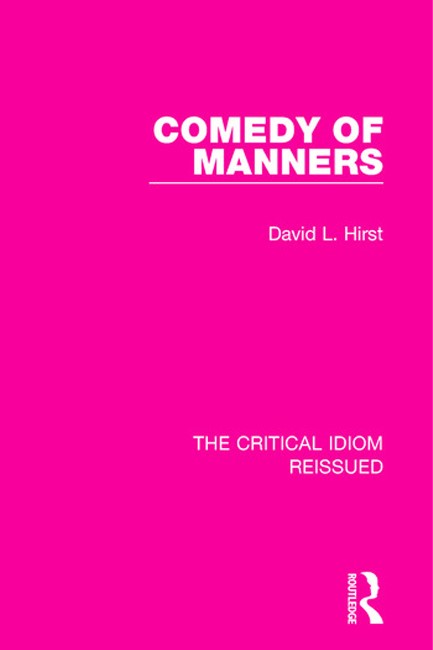 COMEDY OF MANNERS