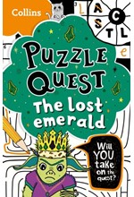 PUZZLE QUEST THE LOST EMERALD : SOLVE MORE THAN 100 PUZZLES IN THIS ADVENTURE STORY FOR KIDS AGED 7+