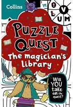 PUZZLE QUEST THE MAGICIAN'S LIBRARY : SOLVE MORE THAN 100 PUZZLES IN THIS ADVENTURE STORY FOR KIDS A
