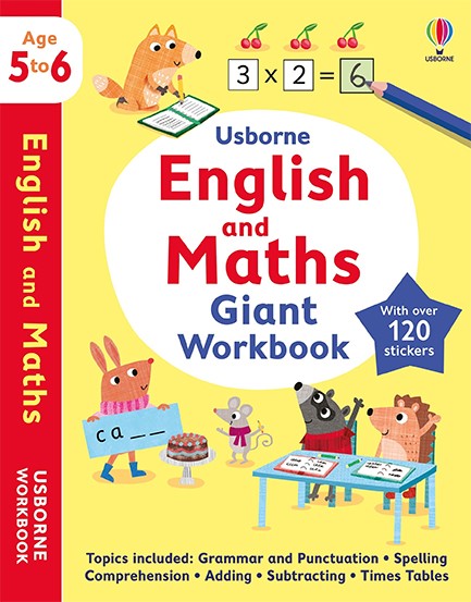 USBORNE ENGLISH AND MATHS GIANT WORKBOOK 5-6