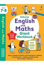 USBORNE ENGLISH AND MATHS GIANT WORKBOOK 7-8