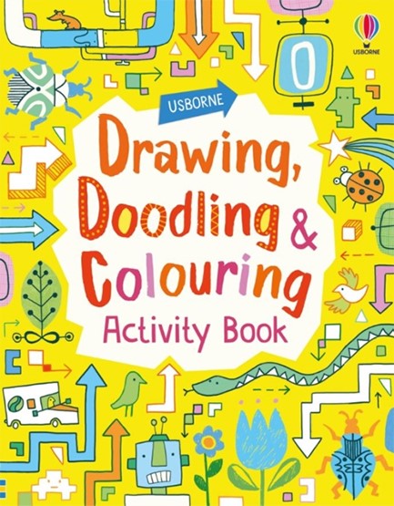 DRAWING, DOODLING AND COLOURING ACTIVITY BOOK