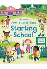 FIRST STICKER BOOK-STARTING SCHOOL PB