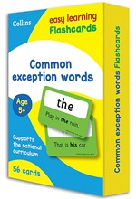 COMMON EXCEPTION WORDS FLASHCARDS : IDEAL FOR HOME LEARNING