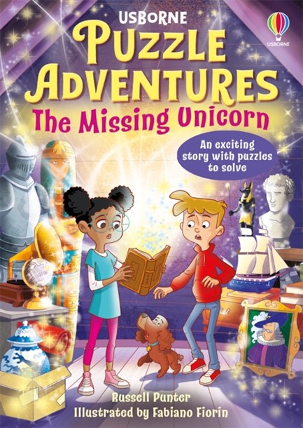 USBORNE PUZZLE ADVENTURES-THE MISSING UNICORN