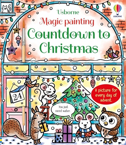 COUNTDOWN TO CHRISTMAS MAGIC PAINTING BOOK