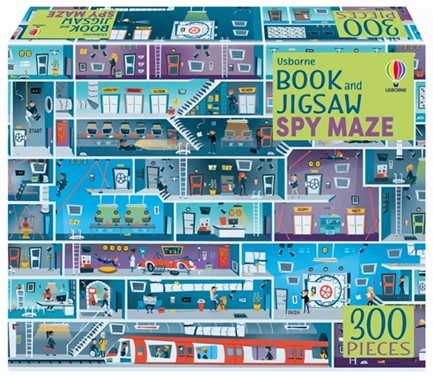 SPY MAZE BOOK AND JIGSAW