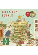 CAT FAMILY CHRISTMAS LIFT-THE-FLAP PUZZLE : COUNT DOWN TO CHRISTMAS: 12 FLAPS