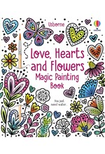 LOVE, HEARTS AND FLOWERS MAGIC PAINTING BOOK