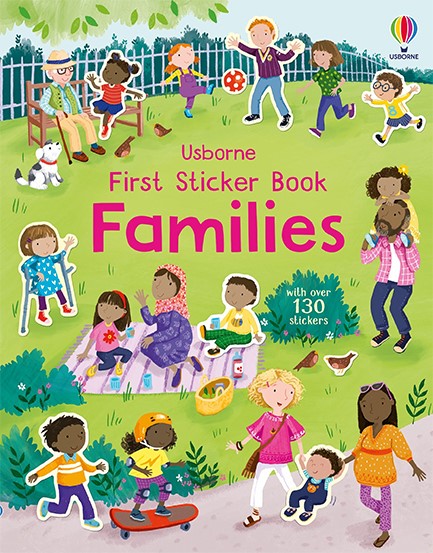 FIRST STICKER BOOK-FAMILIES PB