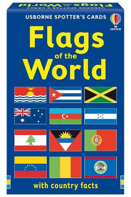 USBORNE SPOTTER'S CARDS FLAGS OF THE WORLD