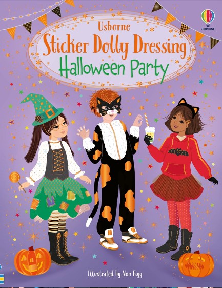 HALLOWEEN PARTY--STICKER DOLLY DRESSING PB