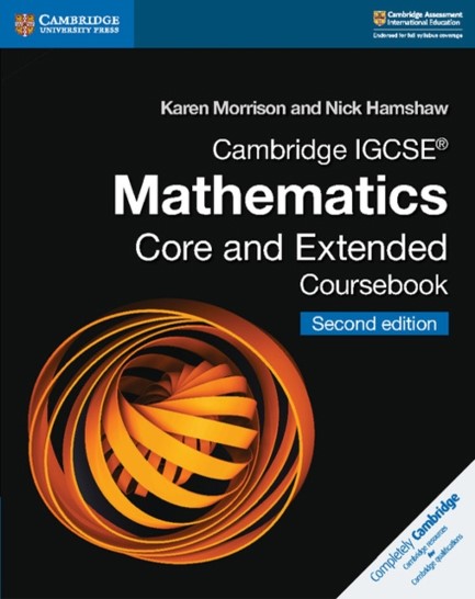 CAMBRIDGE IGCSE MATHEMATICS CORE AND EXTENDED COURSEBOOK 2ND EDITION