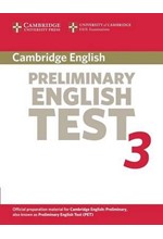 CAMBRIDGE PRELIMINARY ENGLISH TEST 3 SB