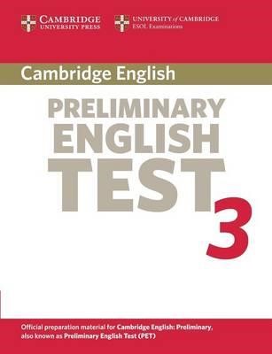 CAMBRIDGE PRELIMINARY ENGLISH TEST 3 SB