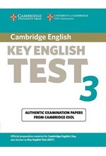 CAMBRIDGE KEY ENGLISH TEST 3 SB 2ND ED