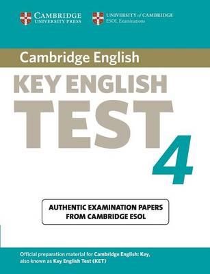 CAMBRIDGE KEY ENGLISH TEST 4 SB 2ND ED