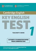 CAMBRIDGE KEY ENGLISH TEST 1 TCHR'S 2ND ED