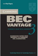 CAMBRIDGE BEC VANTAGE 3 SB W/A