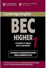 CAMBRIDGE BEC HIGHER 1 SB W/A