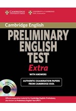 CAMBRIDGE PRELIMINARY ENGLISH TEST EXTRA SB (+ CD-ROM) W/A