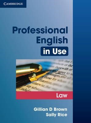 PROFESSIONAL ENGLISH IN USE LAW SB (+ ANSWERS)