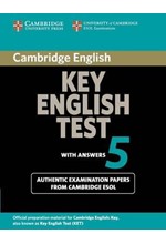 CAMBRIDGE KEY ENGLISH TEST 5 SB W/A