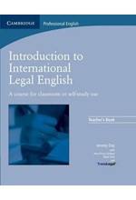 INTRODUCTION TO INTERNATIONAL LEGAL ENGLISH TCHR'S