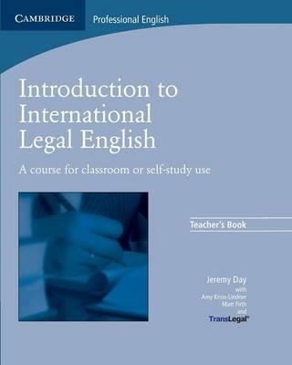 INTRODUCTION TO INTERNATIONAL LEGAL ENGLISH TCHR'S